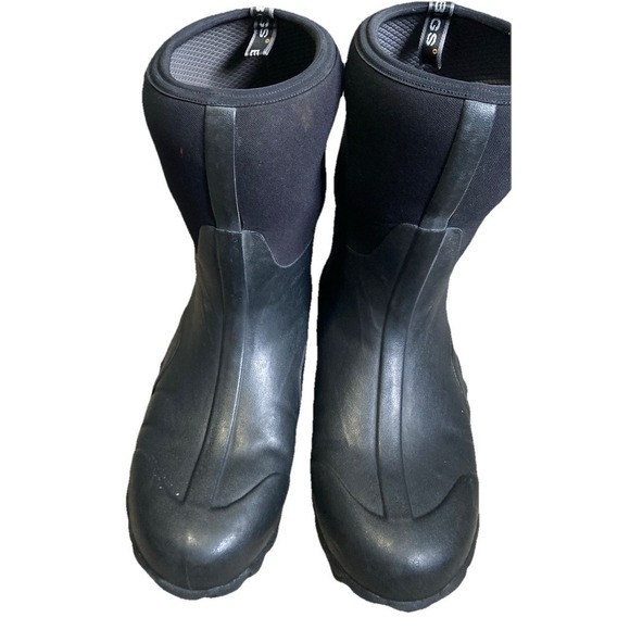 Bogs Classic Mid Waterproof Neoprene Rubber Boots Men\'s 17 Black Insulated main image 6